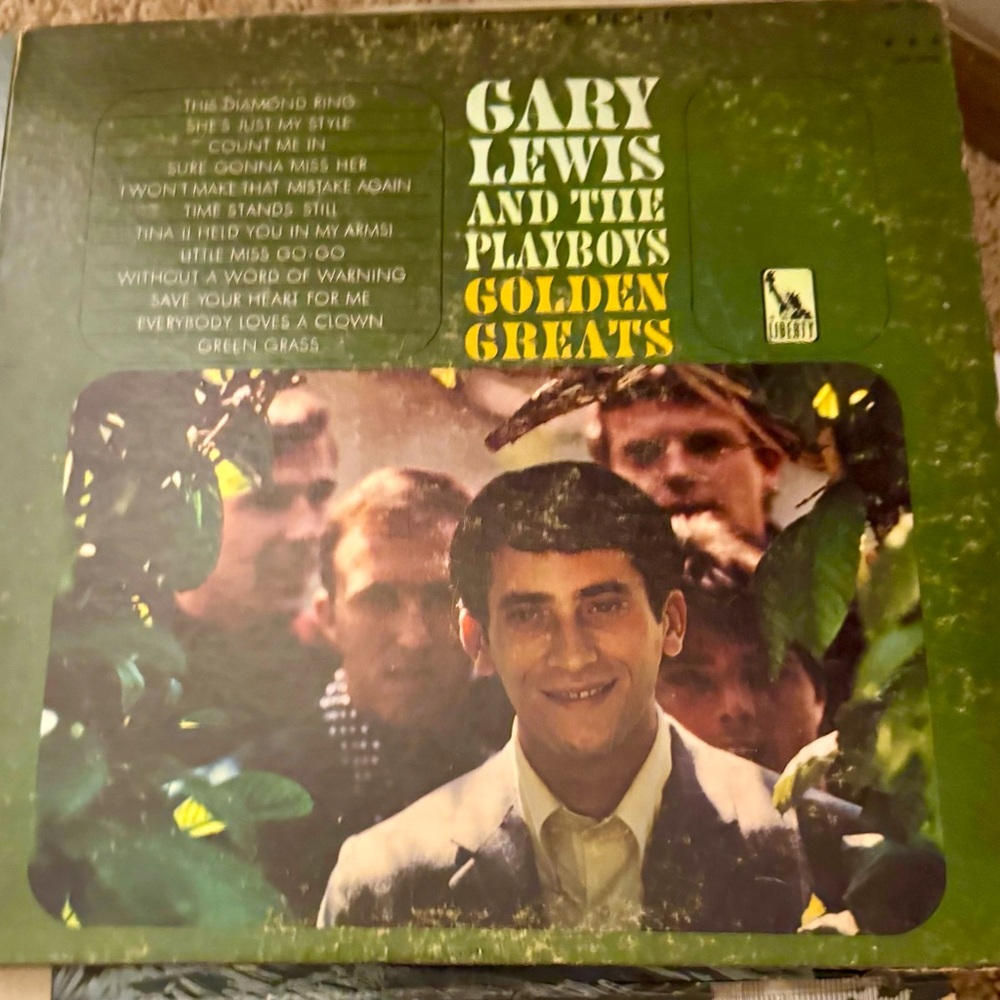 GARY LEWIS AND THE PLAYBOYS Golden Greats LP Vinyl 1966 Liberty LRP-3468 LP9